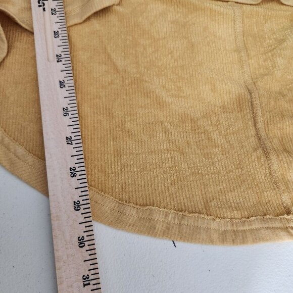 Earthbound Trading Co Womens Oversized High-Low Hem Mustard Yellow Knit Top L - Picture 11 of 12